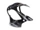 Beste Kawasaki ZX12R Motorrad Verkleidung 2000-2001 - Glanzendes Schwarz Weiss Elf Schnee