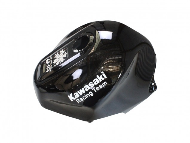 Beste Kawasaki ZX12R Motorrad Verkleidung 2000-2001 - Glanzendes Schwarz Weiss Elf Schnee