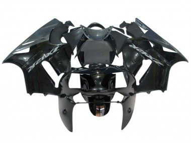 Beste Kawasaki ZX12R Motorrad Verkleidung Kit 2000-2001 - Glanzendes Schwarz