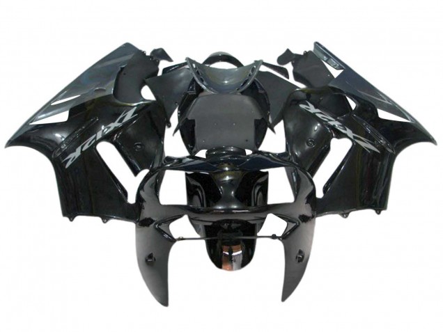 Beste Kawasaki ZX12R Motorrad Verkleidung Kit 2000-2001 - Glanzendes Schwarz