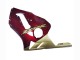 Beste Kawasaki ZX12R Motorrad Verkleidung 2000-2001 - Rot Gold