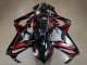 Beste Honda CBR650R Motorrad Verkleidung 2019-2020 - Glanzendes Schwarz Rot Streifen
