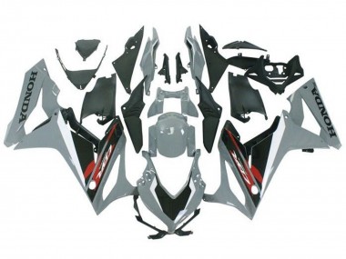 Beste Honda CBR650R Motorrad Verkleidung 2019-2020 - Nardo Grau Schwarz Rot