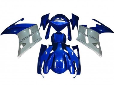 Beste Yamaha FJR1300 Motorrad Verkleidung 2001-2006 - Blau Weiss