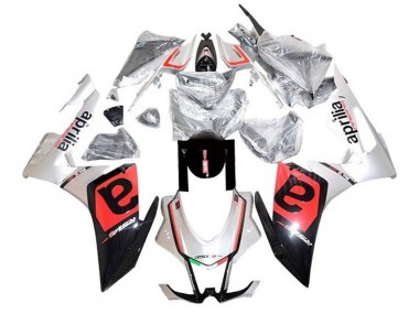 Beste Aprilia RSV4 1000 Motorrad Verkleidung 2016-2020 - Silber Schwarz Rot