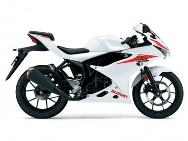 Beste Suzuki GSXR125 Motorrad Verkleidung 2017-2025 - Weiss Rot