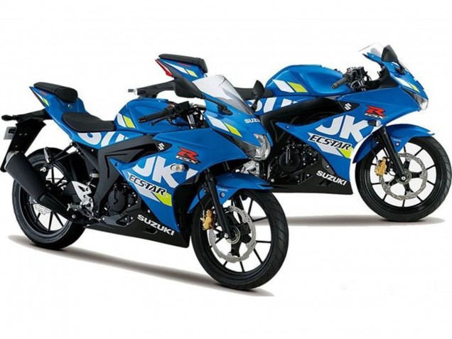 Beste Suzuki GSXR125 Motorrad Verkleidung 2017-2025 - Blau Ecstar