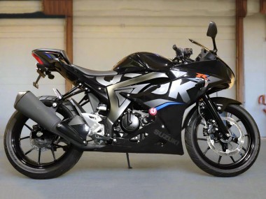 Beste Suzuki GSXR125 Motorrad Verkleidung 2017-2025 - Schwarz Silber Blau