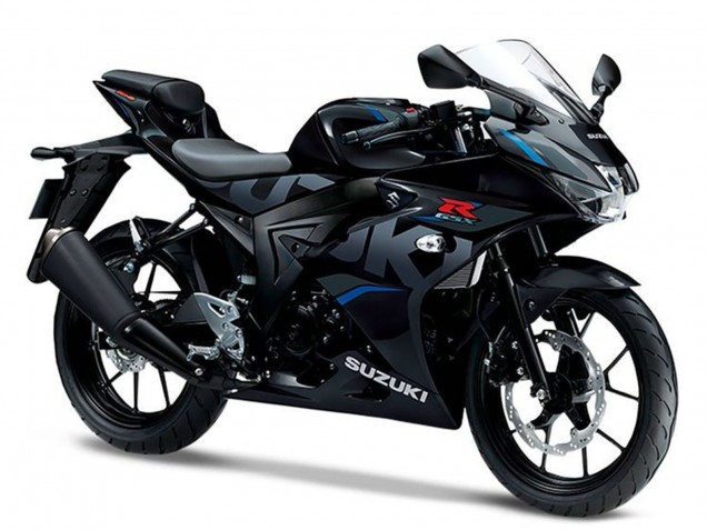Beste Suzuki GSXR125 Motorrad Verkleidung 2017-2025 - Schwarz Blau