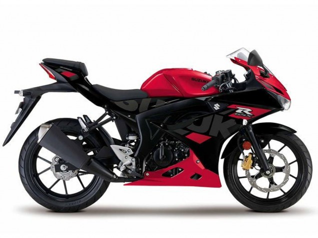 Beste Suzuki GSXR125 Motorrad Verkleidung 2017-2025 - Rot Schwarz