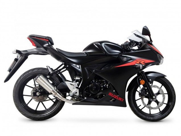 Beste Suzuki GSXR125 Motorrad Verkleidung 2017-2025 - Schwarz Rot Weiss