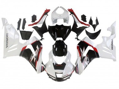Beste Honda CBR1000RR-R Motorrad Verkleidung 2020-2023 - Weiss Rot Glanzendes Schwarz