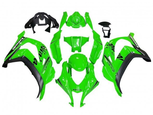 Beste Kawasaki ZX10R Motorrad Verkleidung 2016-2020 - Grun Schwarz