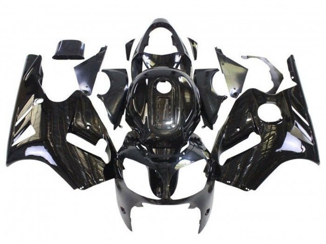 Beste Kawasaki ZX12R Motorrad Verkleidung 2000-2001 - Glanzendes Schwarz