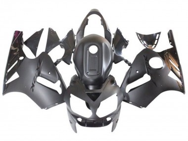 Beste Kawasaki ZX12R Motorrad Verkleidung 2000-2001 - Matt Schwarz Glanzendes Schwarz