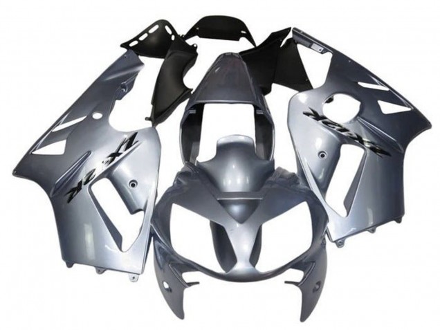 Beste Kawasaki ZX12R Motorrad Verkleidung 2000-2001 - Silber
