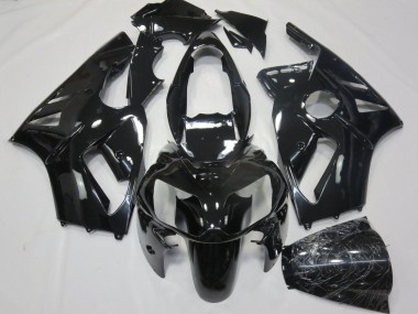 Beste Kawasaki ZX12R Motorrad Verkleidung 2000-2001 - Glanzendes Schwarz