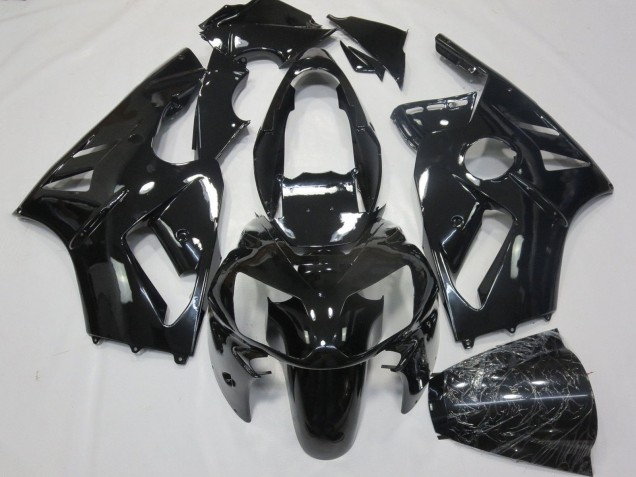 Beste Kawasaki ZX12R Motorrad Verkleidung 2000-2001 - Glanzendes Schwarz