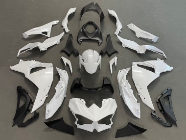 Beste Kawasaki Ninja 500 EX500R Motorrad Verkleidung 2024-2025 - Weiss Schwarz