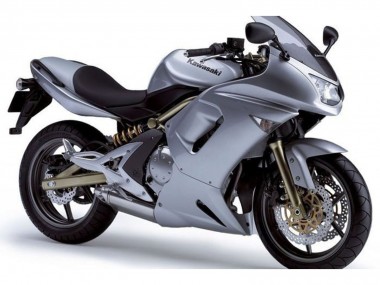 Beste Kawasaki Ninja 650 EX650 Motorrad Verkleidung 2006-2008 - Metallisch Silber