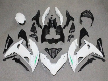 Beste Kawasaki Ninja 650 EX650 Motorrad Verkleidung 2017-2019 - Weiss Grun Schwarz Grau