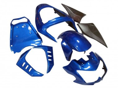 Beste Kawasaki Z1000 Motorrad Verkleidung 2003-2006 - Blau Matt Schwarz