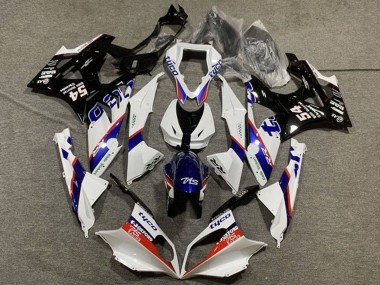 Beste BMW S1000RR Motorrad Verkleidung 2009-2014 - Weiss Rot Blau Glanzendes Schwarz Tyco