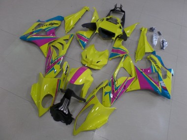Beste BMW S1000RR Motorrad Verkleidung 2009-2014 - Gelb Rosa Blau