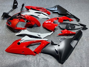 Beste BMW S1000RR Motorrad Verkleidung 2009-2014 - Rot Weiss Matt Schwarz