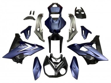 Beste BMW S1000RR Motorrad Verkleidung 2015-2016 - Silber Matt Blau Matt Schwarz