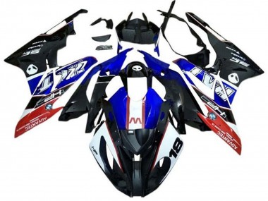 Beste BMW S1000RR Motorrad Verkleidung 2015-2016 - Weiss Rot Blau Schwarz