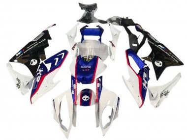 Beste BMW S1000RR Motorrad Verkleidung Kit 2017-2018 - Weiss Blau Rot Glanzendes Schwarz