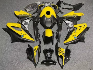 Beste BMW S1000RR Motorrad Verkleidung 2017-2018 - Gelb Kunst Carbonfaser
