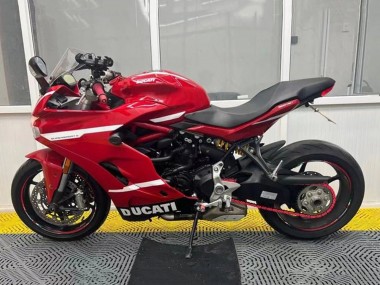 Beste Ducati Supersport 939/939S Motorrad Verkleidung 2017-2022 - Rot Schwarz Weiss Streifen