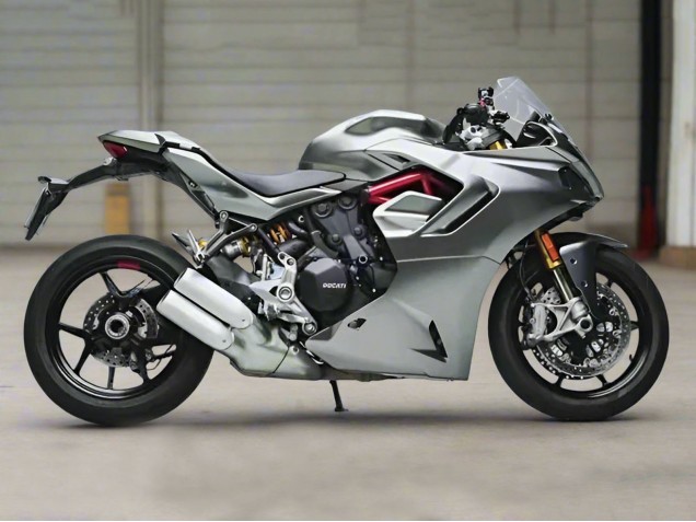 Beste Ducati 2021-2024 Ducati Supersport 950/950S Motorrad Verkleidung 2021-2024 - Silber