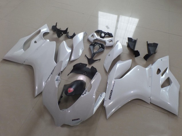 Beste Ducati Panigale 899 Motorrad Verkleidung 2011-2014 - Weiss