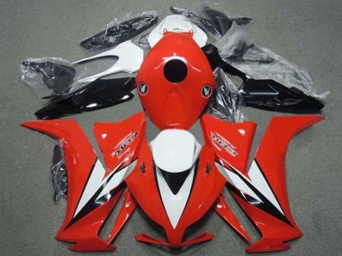 Beste Honda CBR1000RR Motorrad Verkleidung 2012-2016 - Weiss Rot Glanzendes Schwarz Streifen