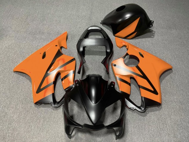 Beste Honda CBR600 F4i Motorrad Verkleidung 2001-2003 - Orange Matt Schwarz