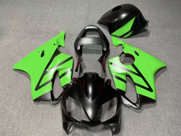 Beste Honda CBR600 F4i Motorrad Verkleidung 2001-2003 - Grun Matt Schwarz