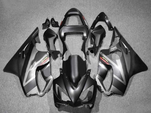 Beste Honda CBR600 F4i Motorrad Verkleidung 2001-2003 - Matt Schwarz Grau
