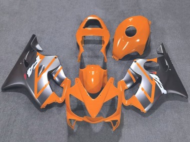 Beste Honda CBR600 F4i Motorrad Verkleidung 2001-2003 - Silber Orange