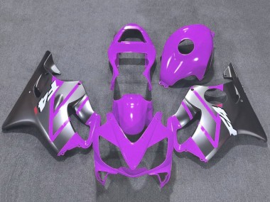 Beste Honda CBR600 F4i Motorrad Verkleidung 2001-2003 - Silber Hellviolett