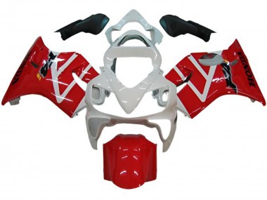 Beste Honda CBR600 F4i Motorrad Verkleidung 2001-2003 - Weiss Rot