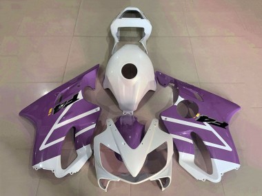 Beste Honda CBR600 F4i Motorrad Verkleidung 2001-2003 - Weiss Lila