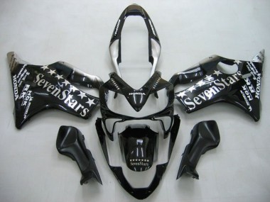 Beste Honda CBR600 F4i Motorrad Verkleidung 2004-2007 - Glanzendes Schwarz SevenStars