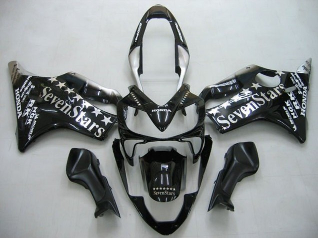 Beste Honda CBR600 F4i Motorrad Verkleidung 2004-2007 - Glanzendes Schwarz SevenStars
