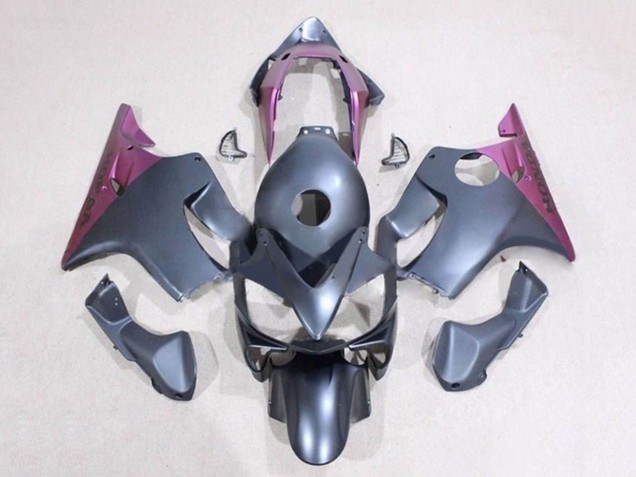 Beste Honda CBR600 F4i Motorrad Verkleidung 2004-2007 - Matt Grau Hellviolett