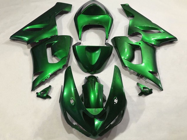 Beste Kawasaki ZX6R Motorrad Verkleidung 2005-2006 - Bonbon Grun