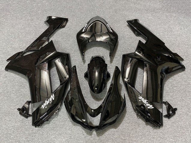 Beste Kawasaki ZX6R Motorrad Verkleidung 2007-2008 - Schwarz