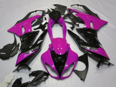 Beste Kawasaki ZX6R Motorrad Verkleidung 2007-2008 - Rosa Schwarz